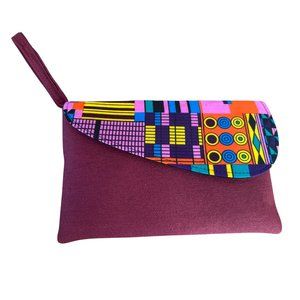 African Clutch Bag, Africa Purse women, Beaded Purse, Tribal Clutch Bag, Dashlki